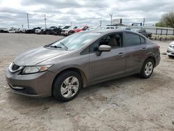 Salvage cars for sale from Copart Oklahoma City, OK: 2014 Honda Civic LX