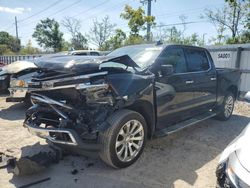 Chevrolet salvage cars for sale: 2021 Chevrolet Silverado K1500 High Country