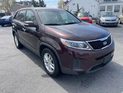 Salvage cars for sale from Copart North Billerica, MA: 2014 KIA Sorento LX