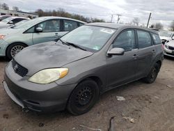 Salvage cars for sale from Copart Hillsborough, NJ: 2004 Toyota Corolla Matrix XR