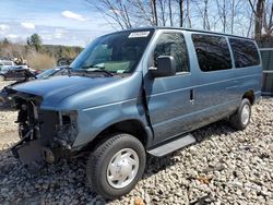 Salvage cars for sale at Candia, NH auction: 2014 Ford Econoline E350 Super Duty Wagon