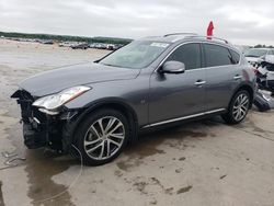 Salvage cars for sale at Grand Prairie, TX auction: 2017 Infiniti QX50