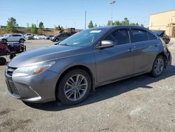 Salvage cars for sale at Gaston, SC auction: 2017 Toyota Camry LE