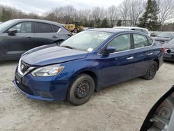 Salvage cars for sale from Copart North Billerica, MA: 2017 Nissan Sentra S