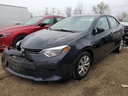 Vehiculos salvage en venta de Copart Elgin, IL: 2014 Toyota Corolla L