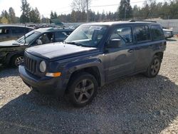 Salvage cars for sale from Copart Graham, WA: 2015 Jeep Patriot Latitude