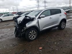 Salvage cars for sale at Elgin, IL auction: 2015 KIA Sportage LX