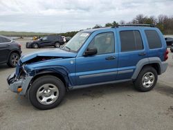 Salvage cars for sale from Copart Brookhaven, NY: 2005 Jeep Liberty Sport