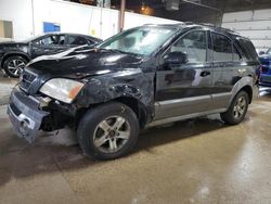 Salvage cars for sale from Copart Blaine, MN: 2006 KIA Sorento EX