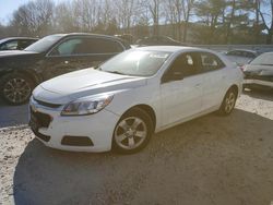 Salvage cars for sale at North Billerica, MA auction: 2015 Chevrolet Malibu LS