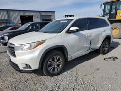 Salvage cars for sale from Copart Earlington, KY: 2015 Toyota Highlander LE