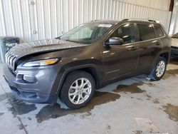 Salvage cars for sale at Franklin, WI auction: 2016 Jeep Cherokee Latitude