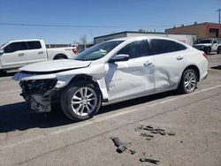 Salvage cars for sale at Anthony, TX auction: 2017 Chevrolet Malibu LT