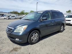 Salvage cars for sale at Sacramento, CA auction: 2006 Honda Odyssey EXL