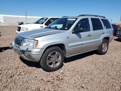 Salvage cars for sale from Copart Phoenix, AZ: 2004 Jeep Grand Cherokee Overland