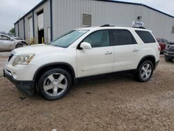 Salvage cars for sale from Copart Mercedes, TX: 2010 GMC Acadia SLT-1