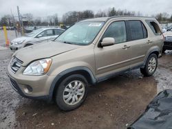 Salvage cars for sale from Copart Chalfont, PA: 2006 Honda CR-V SE