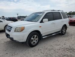 Salvage cars for sale from Copart Houston, TX: 2008 Honda Pilot EXL