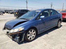 Salvage cars for sale from Copart Sun Valley, CA: 2009 Honda Civic LX
