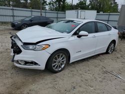 Salvage cars for sale from Copart Hampton, VA: 2017 Ford Fusion SE Hybrid