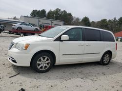 Salvage cars for sale from Copart Mendon, MA: 2012 Chrysler Town & Country Touring