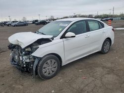 Salvage cars for sale at Indianapolis, IN auction: 2018 KIA Rio LX