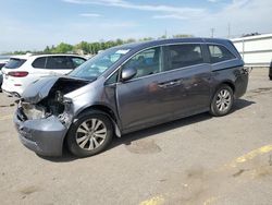 Salvage cars for sale from Copart Pennsburg, PA: 2017 Honda Odyssey EXL