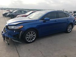 Salvage cars for sale from Copart Grand Prairie, TX: 2017 Ford Fusion SE