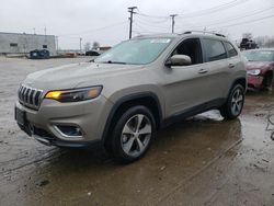 Salvage cars for sale at Chicago Heights, IL auction: 2019 Jeep Cherokee Limited