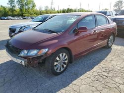 Honda salvage cars for sale: 2009 Honda Civic EX