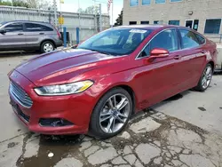 Salvage cars for sale at Littleton, CO auction: 2016 Ford Fusion Titanium