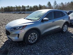 Salvage cars for sale from Copart Windham, ME: 2021 Ford Escape SE