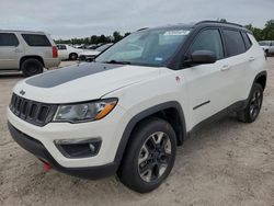 Salvage cars for sale from Copart Houston, TX: 2018 Jeep Compass Trailhawk