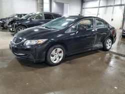 Buy Salvage Cars For Sale now at auction: 2015 Honda Civic LX