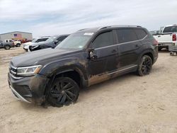 Salvage cars for sale at Amarillo, TX auction: 2021 Volkswagen Atlas SEL