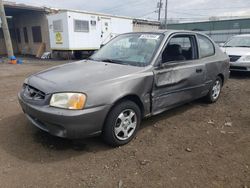 Salvage cars for sale at New Britain, CT auction: 2000 Hyundai Accent L