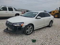 Vehiculos salvage en venta de Copart New Braunfels, TX: 2012 Volkswagen Passat SE