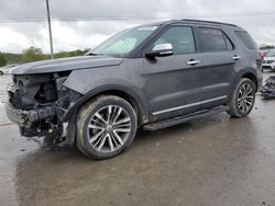 Salvage cars for sale from Copart Lebanon, TN: 2016 Ford Explorer Platinum