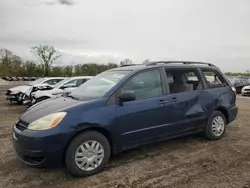 Salvage cars for sale at Des Moines, IA auction: 2005 Toyota Sienna CE