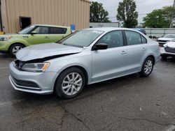 Salvage cars for sale from Copart Moraine, OH: 2015 Volkswagen Jetta SE