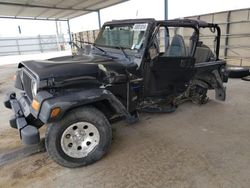 Salvage cars for sale at Anthony, TX auction: 1997 Jeep Wrangler / TJ Sport