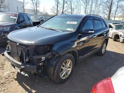 Salvage cars for sale at Central Square, NY auction: 2015 KIA Sorento LX