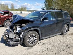 Salvage cars for sale at Arlington, WA auction: 2018 Toyota Highlander SE