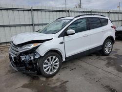 Ford Escape sel salvage cars for sale: 2019 Ford Escape SEL