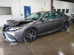 Salvage cars for sale from Copart Blaine, MN: 2022 Toyota Camry SE