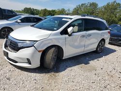 Salvage cars for sale from Copart Houston, TX: 2022 Honda Odyssey Elite