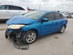 Salvage cars for sale at Grand Prairie, TX auction: 2012 Ford Focus SE