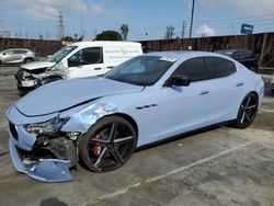 Salvage cars for sale from Copart Wilmington, CA: 2014 Maserati Ghibli