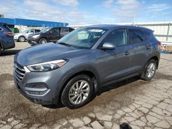 Salvage cars for sale at Woodhaven, MI auction: 2018 Hyundai Tucson SE