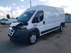 Salvage Trucks for parts for sale at auction: 2018 Dodge RAM Promaster 2500 2500 High